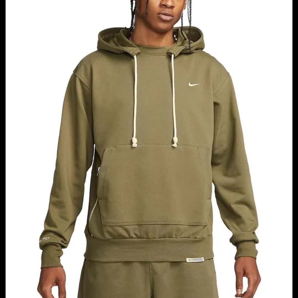 Nike Dri-FIT Standard Issue Men's Pullover Hoodie Green Size medium DQ5818-222